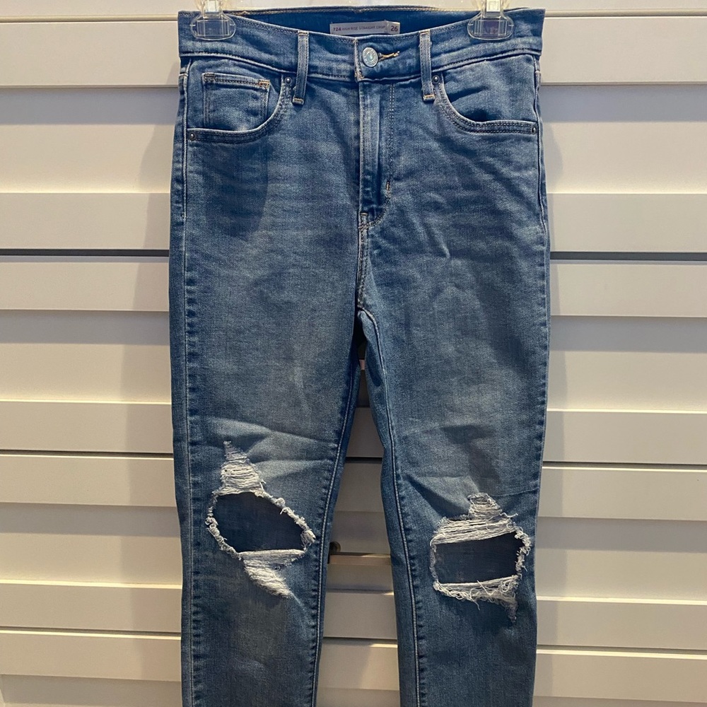Levi’s 724 High Rise Straight Crop, size 26